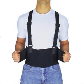 Back support belts prevent injuries