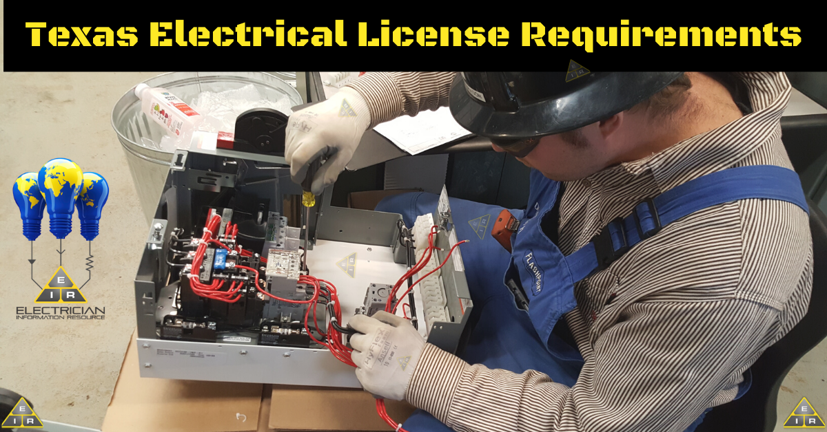 Texas Electrical License Requirements